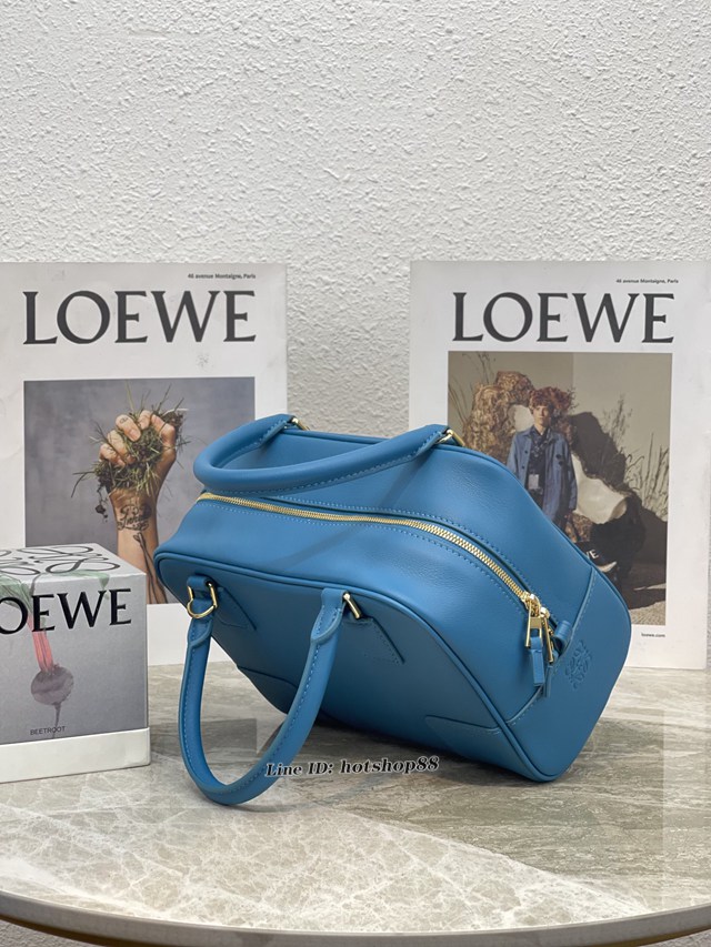 Loewe專櫃2022新款全皮純色手提肩背女包 羅意威Amazono手提包 10522 lyw1428